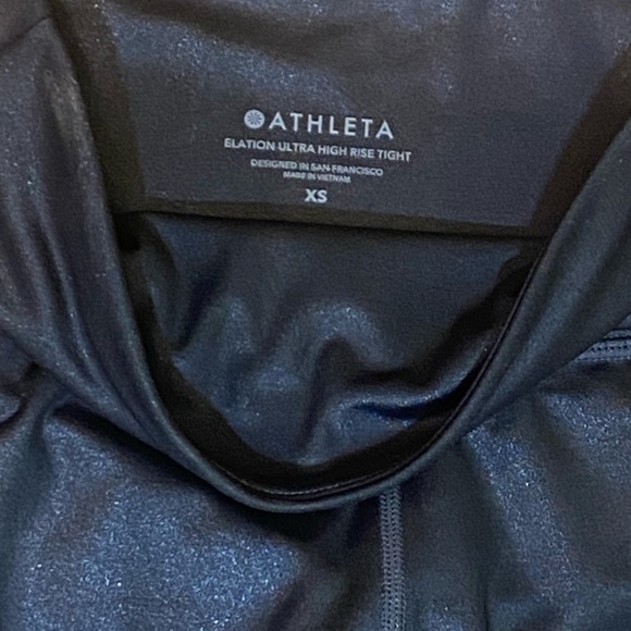 Athleta Elation Ultra High Rise Shimmer Tight In Powervita - Picture 4 of 6
